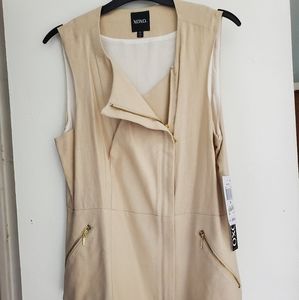 Xoxo Asymmetrical Zip Front Vest